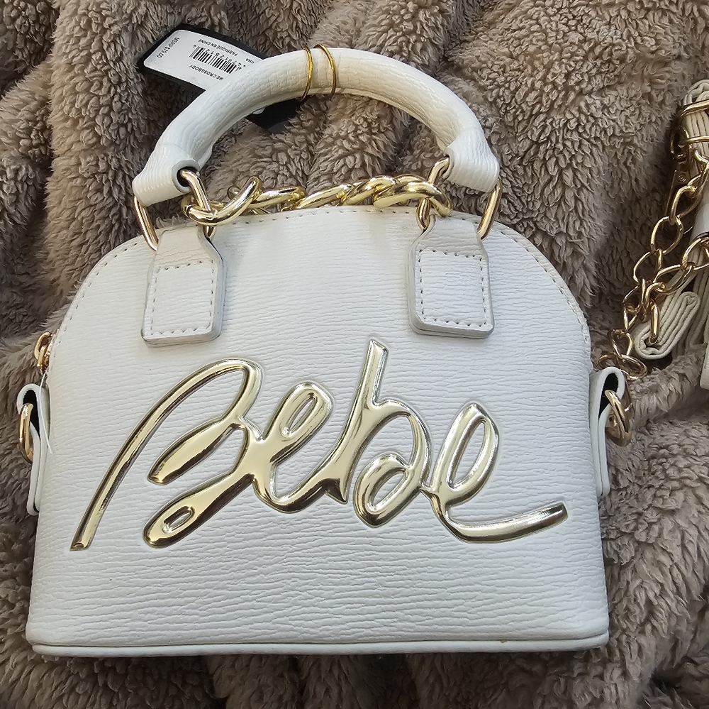 NWT BEBE GIANNA MICRO DOME SATCHEL